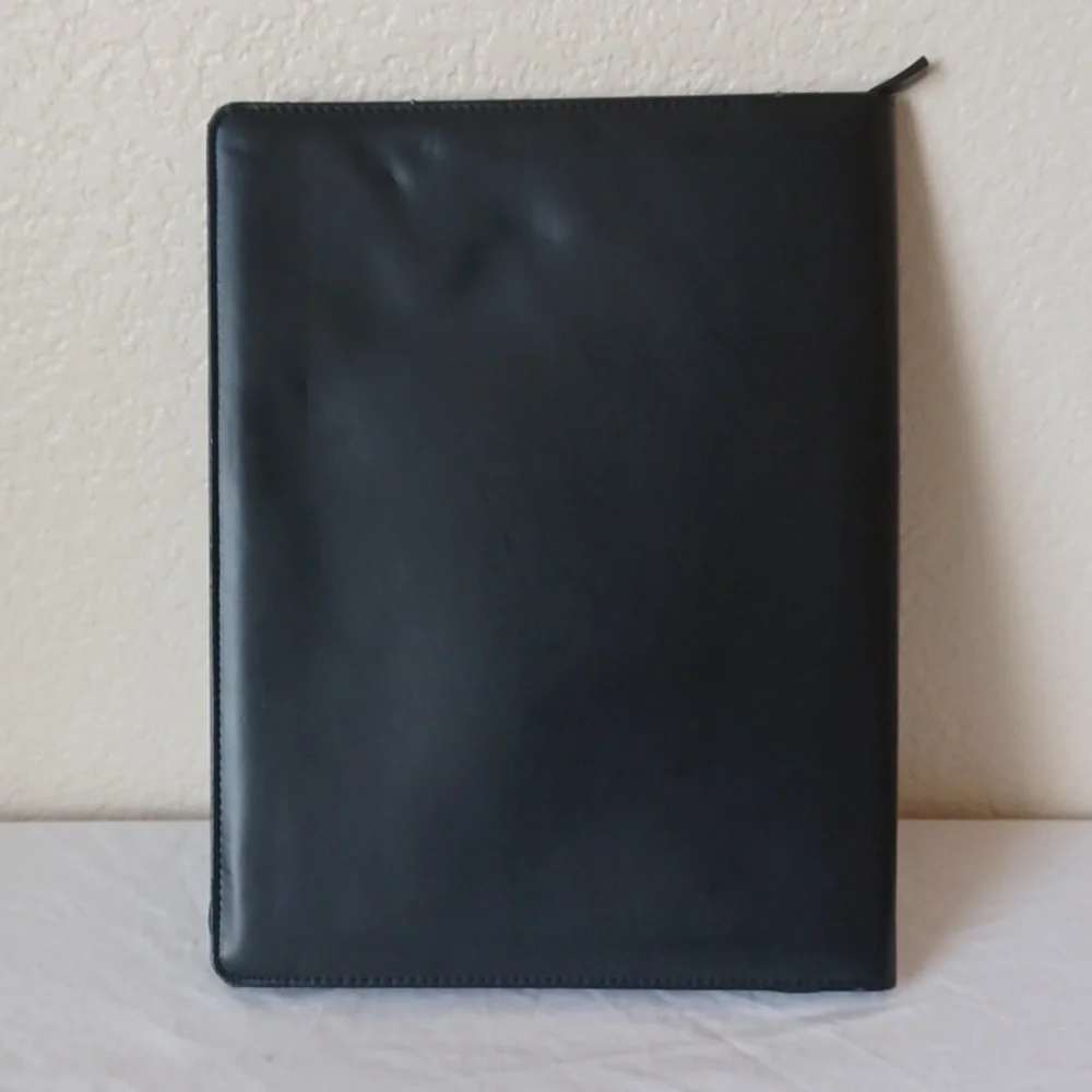 Cambridge Portfolio Organizer with Zipper, Black